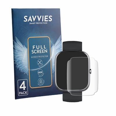 Savvies - Screenprotector voor taopodo T60 1.91" - Folie Beschermfolie transparant volledig dekking 4 Stuks