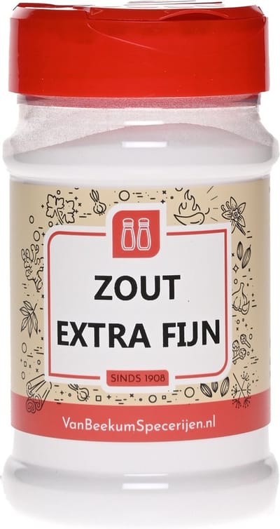 Van Beekum Specerijen - Zout Extra Fijn - Strooibus 320 Gram