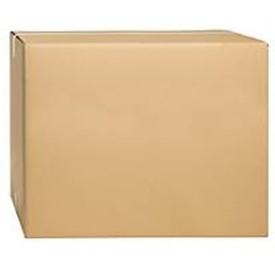 Golfkartonnen vouwdozen, dubbele golf, 600 x 500 x 500 mm, bruin