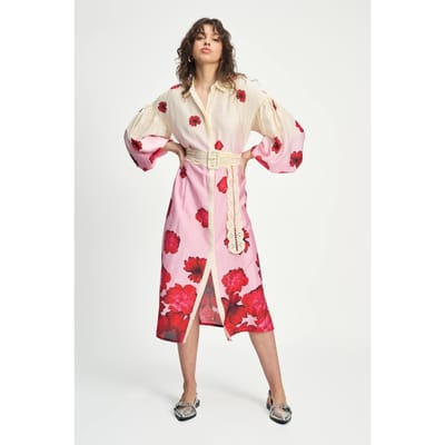 POM Amsterdam Dress - Lise Flower Bouquet Maat: 40 | Blousejurken Outlet | Dames