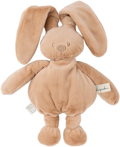 Nattou Lapidou Knuffel konijn - 30 cm - Zachte baby knuffel - Baby cadeau - Warm Beige