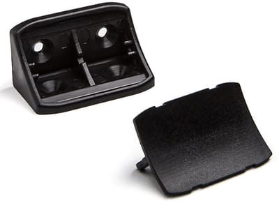 100 Corpusverbinder 24 x 24 x 44 mm met afdekking Zwart