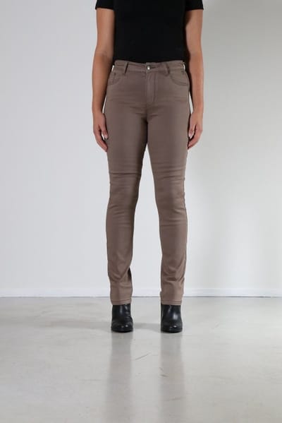 New Star - Orta taupe twill broek L32 dames straight - maat 33