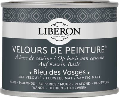 Liberon Velours De Peinture Muurverf - Mat - Bleu Des Vosges - 0,125l
