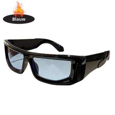 Bovista - Festival Bril - Rave - Space - Techno - Freaky Glasses - Heren - Dames - Zonnebril - Zwart
