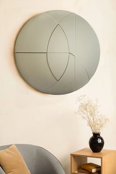het oog, minimalistisch 3D schilderij - abstract
