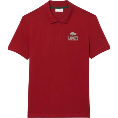 Lacoste Heren Regular Poloshirt (Rood)