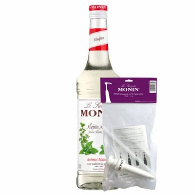 Monin Siroop Mojito Mint 70 cl + Pompje