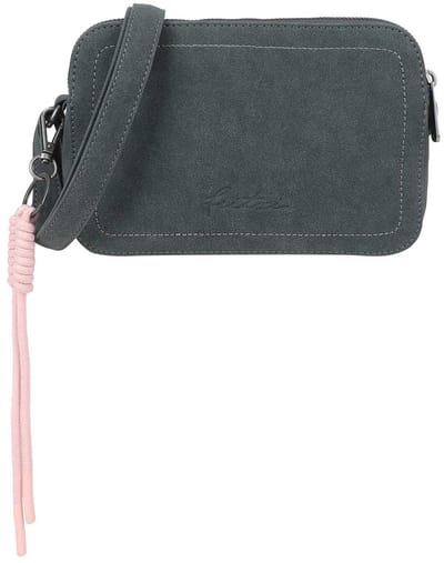 Fritzi aus Preußen schoudertas Jony Suede Jacky Cross Bag Night Blue donkerblauw