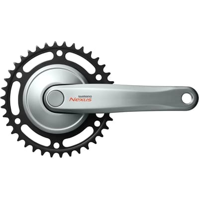 38T Shimano Nexus C6000 crankstel met 170 mm crank - zilver