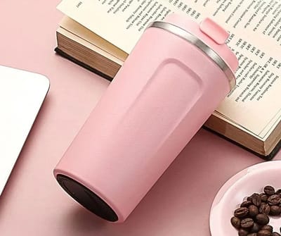 WiseGoods Premium RVS Thermosbeker 510ML – Geïsoleerde Koffiebeker & Theebeker - Travel Mug - Outdoor - Reizen - Thermobeker Roze