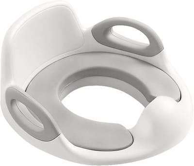 Toiletbril Kinderen - Potje Trainingsstoel - Zindelijkheidstraining - Dubbel Antislip - Universeel Inzetbaar - Grijs