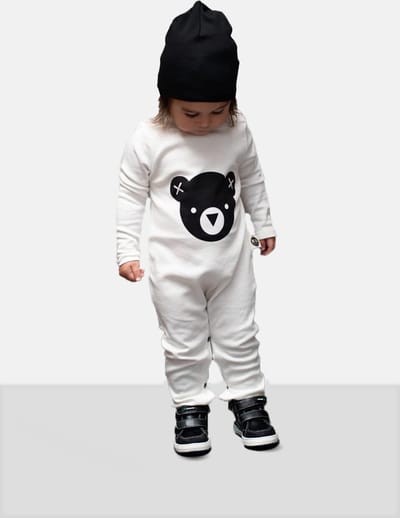 RG Unisex baby jumpsuit  wit 12-18 maanden Ecru