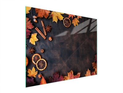 TMK ArtDeko – Snijplank van gehard glas – 52x40 cm – Met UV-print – Met siliconen voetjes