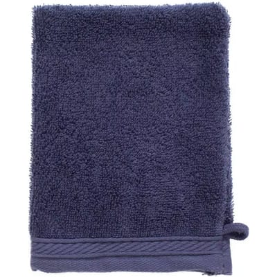 The One Towelling Washandje - 16 x 21 cm - 100% organisch katoen - Met ophanglus - 550 gr/m2 - Denim
