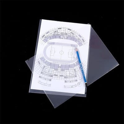 40PCS A4 Plastic Folder, Clear Colored Expanding Wallet L Shaped Folder Document Wallet Folders A4 Sheet Protector for Report File, Transparent