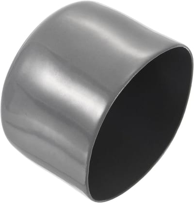 Rubberen Eindkappen - Buisstoppen Paalkappen - Vloeren Beschermen - Zacht Elastisch Materiaal - 59 mm Binnendiameter - Donkergrijs
