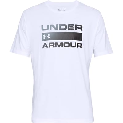Under Armour UA TEAM IShort SleeveUE WORDMARK Short Sleeve Heren Sportshirt - Wit