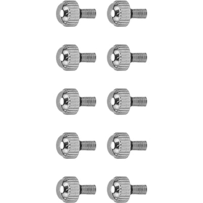 10 stuks Horloge Kroon Onderdelen Legering Professioneel Nauwkeurig Waterdicht Horloge Reparatie Kronen Reserveonderdelen Zilver gray