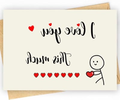 Lieve verjaardagskaart voor koppels, romantische geschenken voor Valentijnsdag, bruiloft en verloving, perfect voor vrouw, man, vriend of vriendin