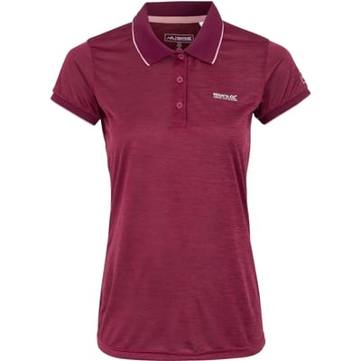 T-shirt Korte Mouwen Hiking Dames Roze Accenten
