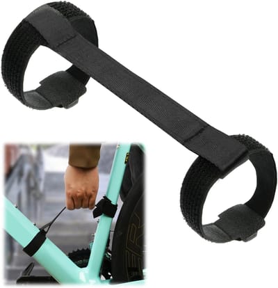 Cycling Carrying Strap - Portable High Strength Nylon Strap - Multifunctional Labor Saving Frame Handle - Comfortable Grip Cycling Lifter voor Fietsen - Straatfietsen