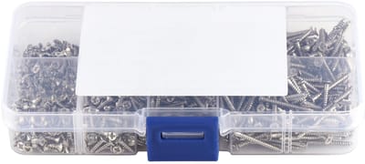 Dailygoods - Houtschroef - Zelftappende Schroeven - 800 Stuks - Koolstofstaal - Cross Drive - Voor Machinale Houtbewerking