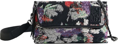 Desigual Schoudertas Pink Phantom Venecia Maxi Crossbody Bag Material Finishes Veelkleurig