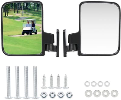 Dailygoods- Zijspiegels Vouwbaar - Spiegel voor Tractoren - Convexe Achteruitkijkspiegel - 2x ABS/Glas - Extra Brede Zichthoek - Vermindert Dode Hoeken - Tractorspiegel