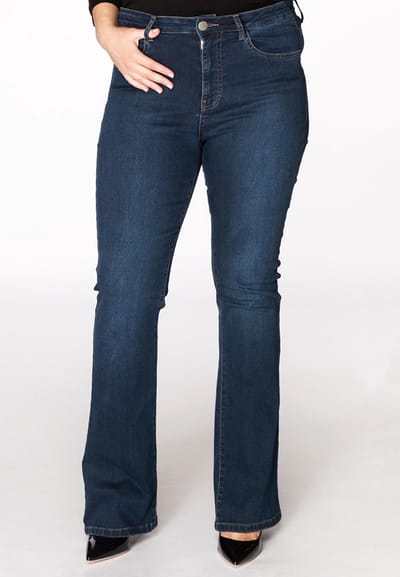 YOEK Dames Jeans Flare Fit
