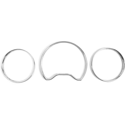 Vervangingsringen voor snelheidsmeterwijzerplaten voor Mercedes Benz W210 W202 A208 1995-2001 0 zilver