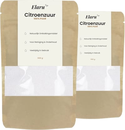 Citroenzuur Poeder - 100% Puur - 1 kg - Voor Ontkalken en Schoonmaken - Citric Acid