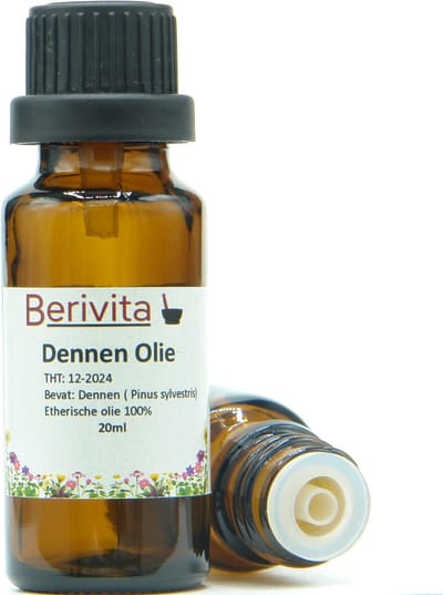 Dennenolie 20ml - Pure Etherische Dennen Olie van Grove Dennennaalden, Pine Oil - Druppelfles