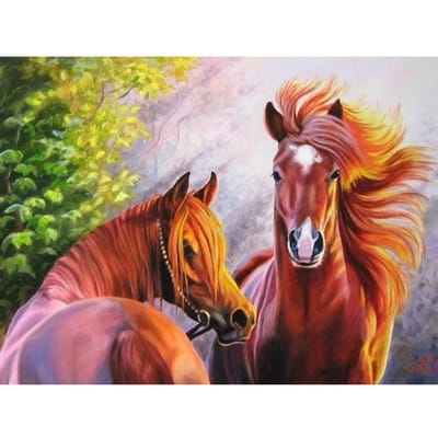 Peinture Diamant Strass Mosaïque Image Animal Décoratif Arts de l'Aiguille Artisanat Grand DIY Peinture 20X30CM gray