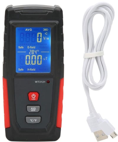 Dailygoody - EMF Meter - Trifield Meter - Hoge Precisie - Handheld Mini - Digitale EMF Tester - Elektromagnetische Straling Detector - Compact formaa
