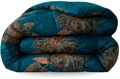 Zelesta Comfort Design Royal Flowers 240x200cm - Dekbed zonder overtrek - 30 dagen proefslapen - Wasbaar hoesloos dekbed - Bedrukt dekbed - Dekbed met print - All Year Winterdekbed & Zomerdekbed
