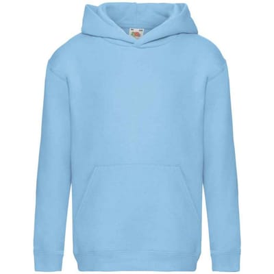 Fruit of the Loom Kinder/Kids Premium Hoodie (Hemelsblauw)