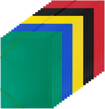 A4 verzamelmap met 20 insteekhoezen voor documenten, archiveren en presentatie