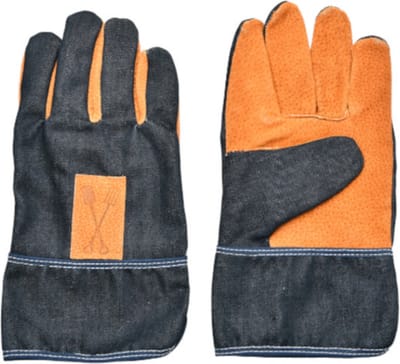 Esschert Design Tuinhandschoenen 15,5 X 27 Cm Katoen Blauw