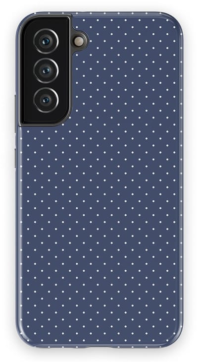 Micro Dots Tough Hoesje Samsung Galaxy S22 Plus | Geschikt Voor Mag | Stippen Motief Backcover Samsung Galaxy S22 Plus Indigo Spark