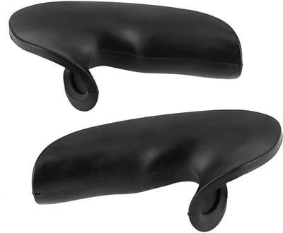 Dailygoods- Stuurwielgrips - Vervanging 2 Stuks - OEM-kwaliteit - Eenvoudige installatie - Geschikt voor RS Clio II MK 2172/182 - Directe vervanging - Stuurwiel