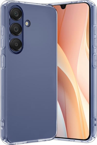 Hoes - Geschikt voor Samsung Galaxy A15 - Sterk & Shockproof - Hoesje Cover - Siliconen Case - Transparant
