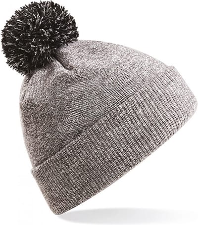 Beechfield Muts Snowstar® B450 - Heather Grey / Black - One size