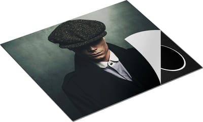 Chefcare Inductie Beschermer Engelse Gangster met een Pet uit Jaren 1920 - 60x50 cm - Afdekplaat Inductie - Kookplaat Beschermer - Inductie Mat
