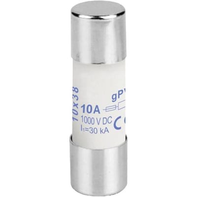 Weidmüller 2783230000 FUSE 10X38 10A 1000 VDC GPV Buiszekering (Ø x l) 10.3 mm x 38 mm 10 A 1000 V/DC Inhoud 10 stuk(s)