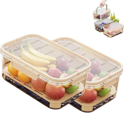 Draagbare Koelbox voor Buiten met Ijsverpakkingen voor Picknick en Kamperen