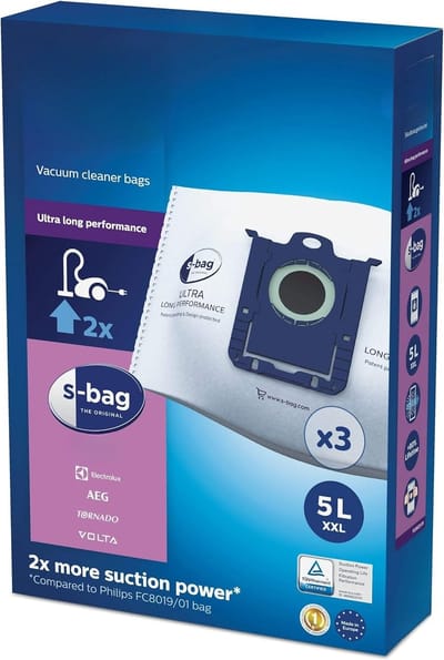 Famanu - Originele stofzakken S-Bag geschikt voor Philips FC8027/01 – langdurige prestaties
