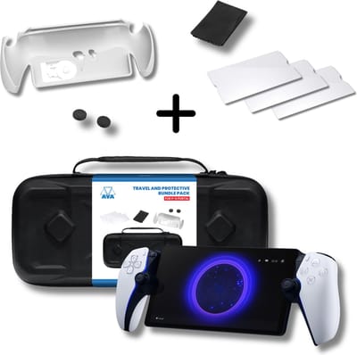 AVA Playstation Portal Case - Screenprotectors - Thumb grips - Console case - Playstation portal accessoires