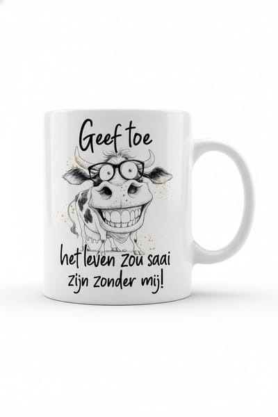 Nevolis® | Koffiemok 330ml met Uniek Design | Ontwerp Jouw Eigen Mok | Handgemaakt Cadeau voor Koffieliefhebbers | Gepersonaliseerd op Aanvraag | Enkel of Grote Bestelling