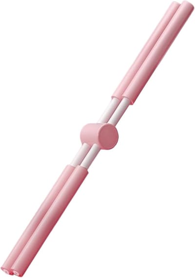 Fitness Stok - Ergonomische Stang - Houding Verbeteren - Telescopische Structuur - 76 cm - Roze